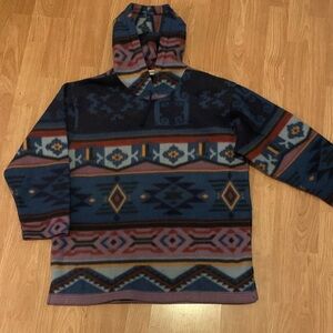 Men's Patterned Hooded Jacket